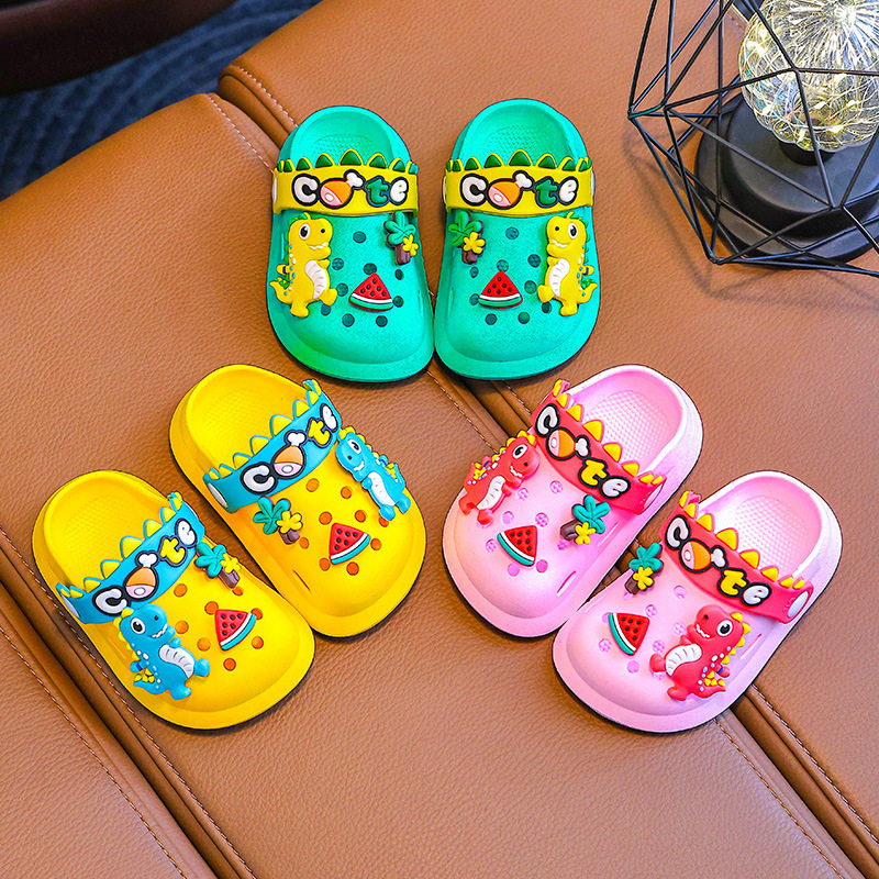 New Boys' Children 2-6 Years Old Toddler Cute Cartoon Non-slip Girls' Toe Cave Shoes
