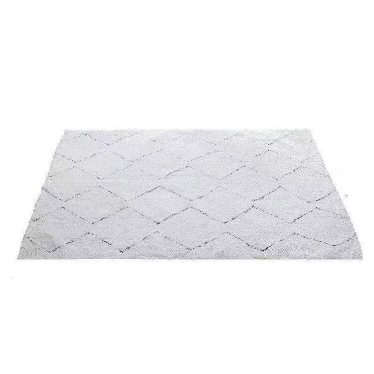 Nordic Style Carpet Living Room Modern Simple Coffee Table Carpet Moroccan Style Black and White Bedroom Bedside Carpet Bay Window Mat