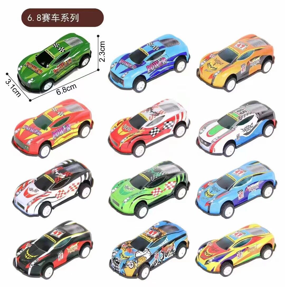 合金回力铁皮惯性迷你小汽车儿童小孩子幼儿园小玩具批发男孩礼物