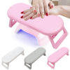 Cross-border Russian Style Simple Style Nail Art Plastic Hand Pillow Foldable Wrist Bracket Tool Portable Hand Pillow Nail Art Shop