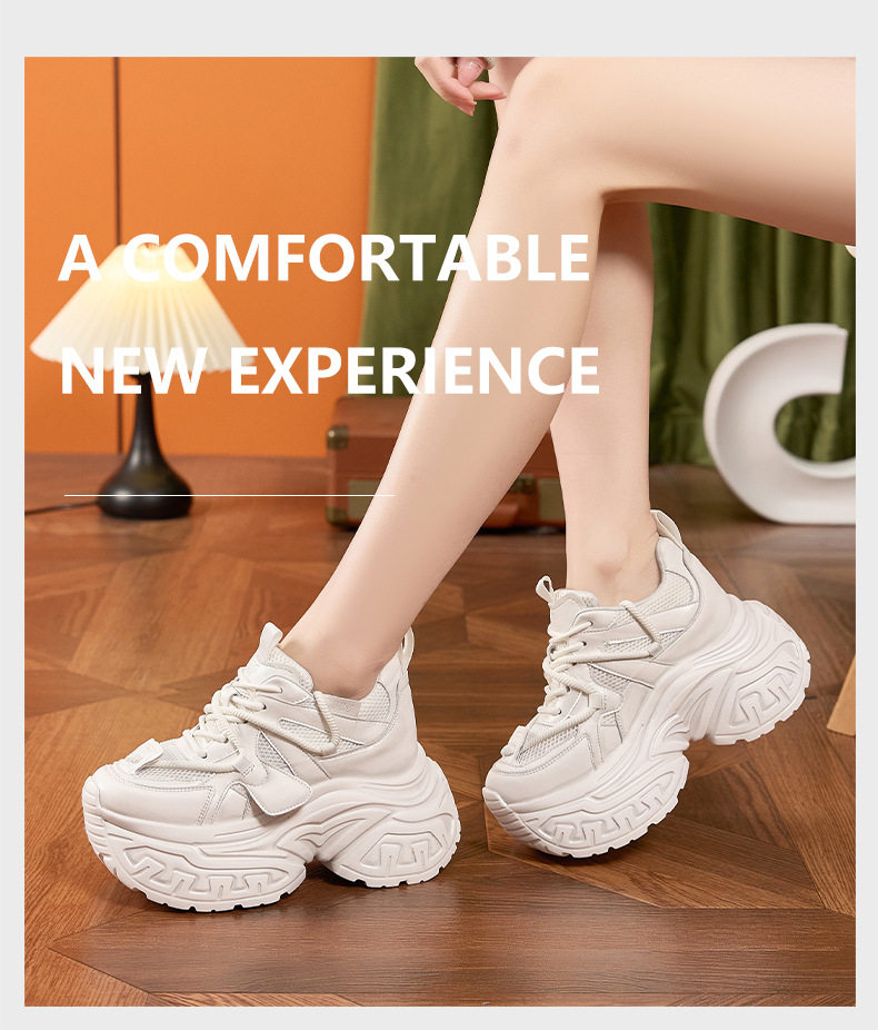 Giày cao gót nữ đế xuồng platform gót dày 8cm mũi tròn quai hậu — Bạc, Vàng nhạt, Anh đào chi tiết 10