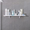 Bathroom Rack Hanging Shelf Punch-Free Plastic Moisture-Proof Bathroom Storage Rack Double-Layer Background Wall Storage Rack