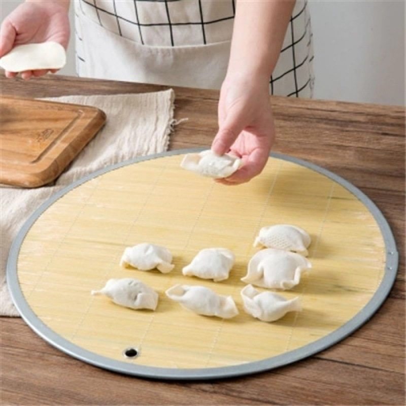 Dumpling cover curtain dumpling curtain dumpling tray household dumpling pad grate plate dumpling cover pad dustpan bamboo