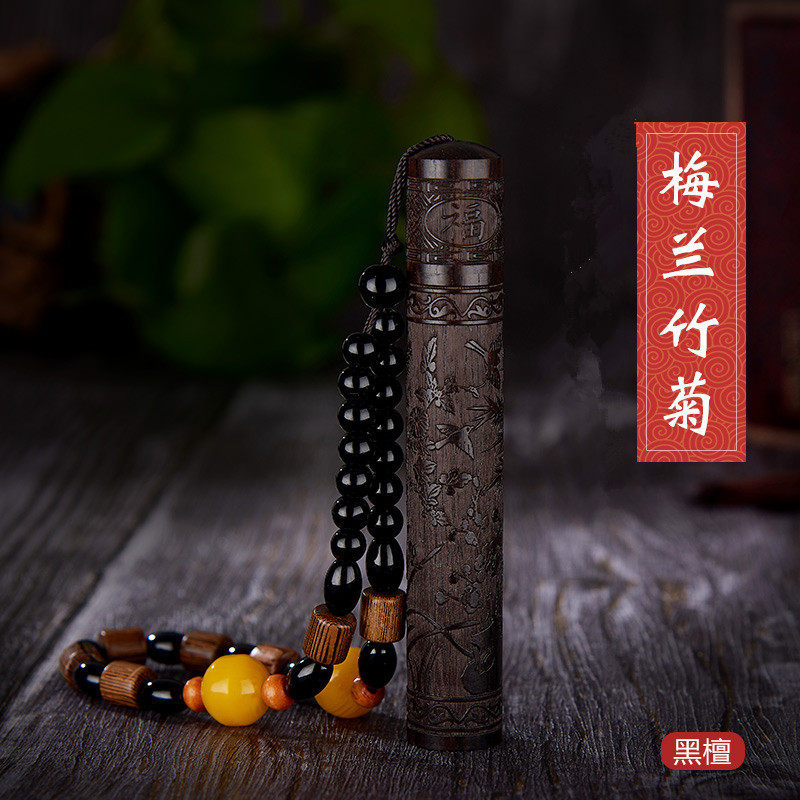 Ebony props incense lighter rechargeable lighter creative cigarette lighter blow a blow retro fire folding wholesale cross-border