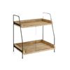 in stock Double-layer Wooden Storage Rack for Kitchen Seasoning Supplies Household Desktop Toiletries Storage Rack