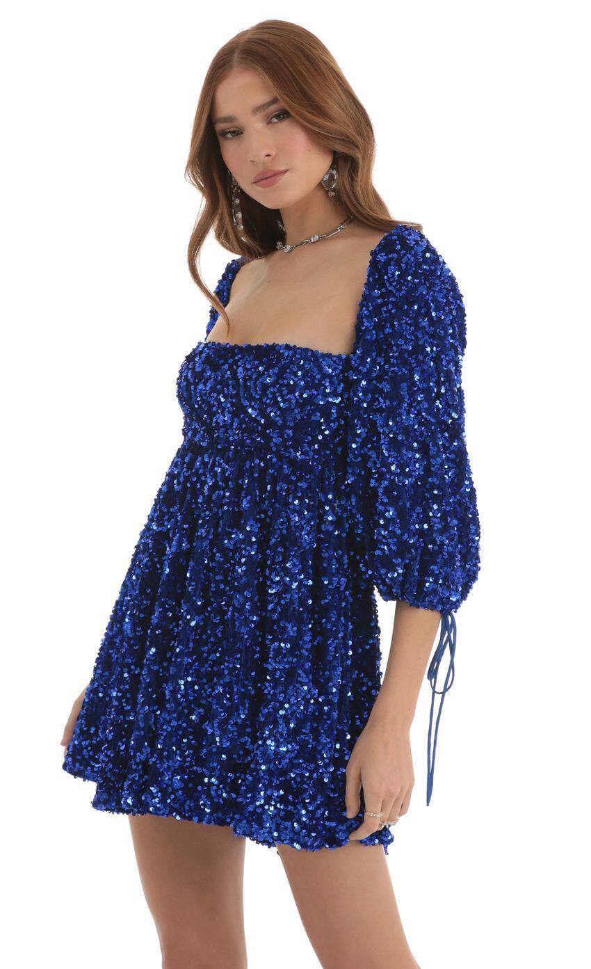 Plus Size Loose Sequin Mini Skirt Dress Short Sleeve Square Neck Solid Color Flared Hem Summer Casual Wear