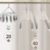 Stainless Steel Sock Drying Rack with Multiple Clips for Student Dormitory, Home Balcony Windproof Drying Rack for Underwear and Socks