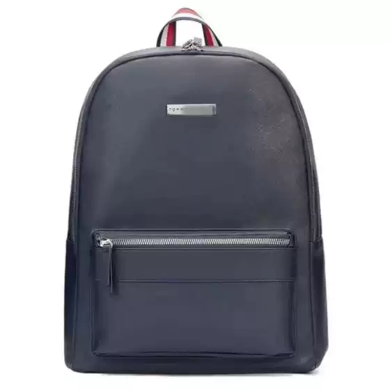 Backpack Business Large Capacity Unisex Leather European and American Computer Schoolbag Fashion Simple Computer Back