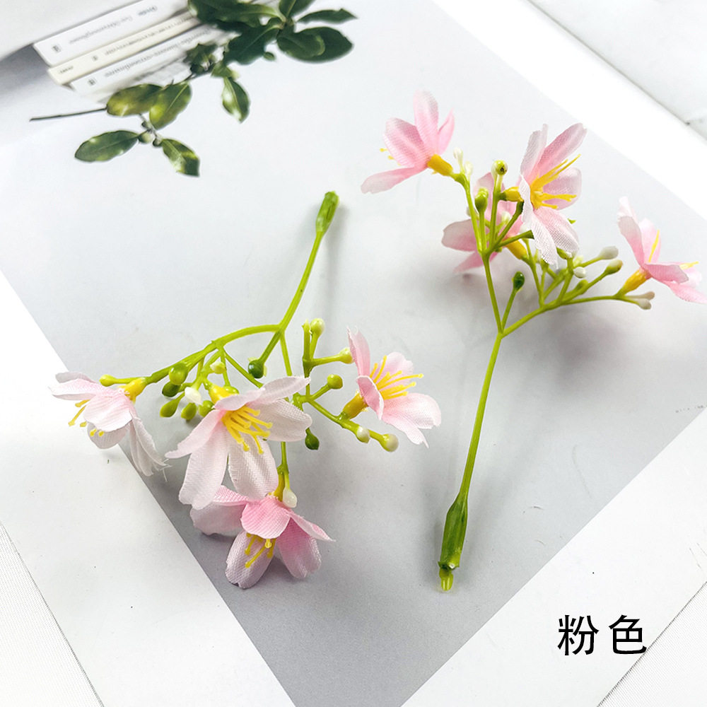 仿真小花瑞香花串 diy丁香花手工头饰材料配件学士帽套装道具假花