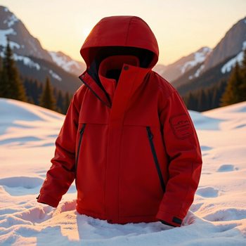 Spring, Autumn, and Winter Couple's Graphene Three-In-One Jacket for Men and Women, Windproof, Waterproof, Warm, Simple and Stylish for Autumn and Winter