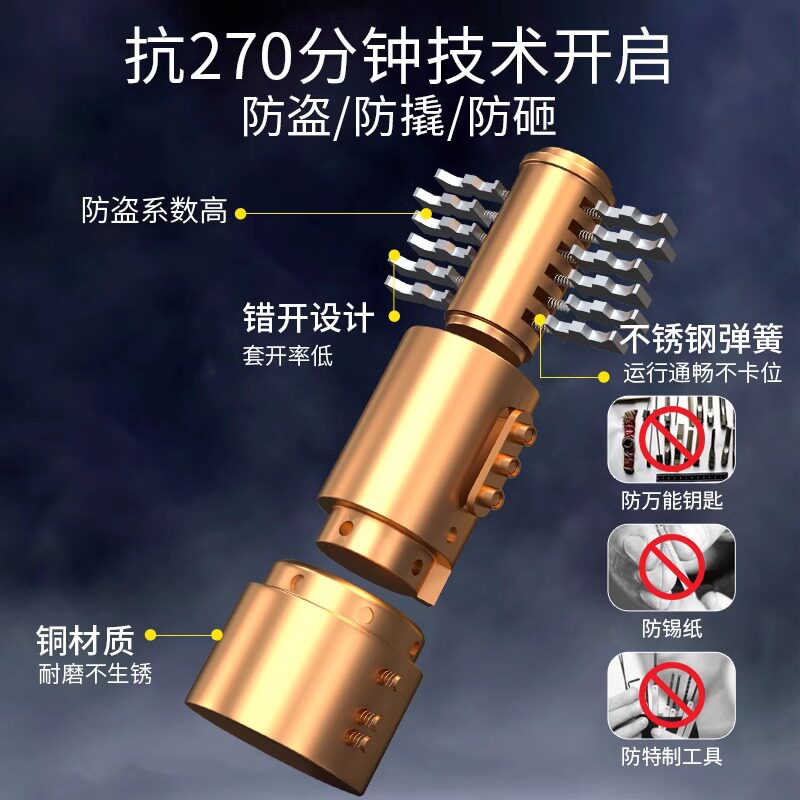 Bicycle Lock Anti-Theft Anti-Shear Mountain Bike Lock Extended Chain Lock Door Lock Electric Vehicle Motorcycle Universal Chain Lock