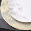 Ceramic High-grade Plate Hotel Table Tableware suit Dishes Box Hotel Club Private Cuisine Special Zen River and Mountain