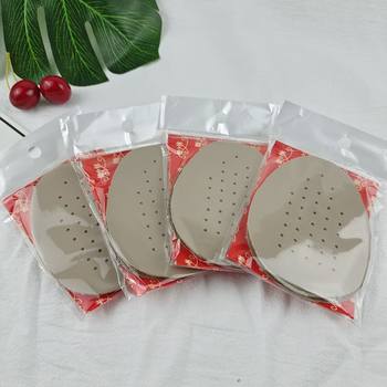 Cowhide front foot pad genuine leather front palm pad female half size insole wholesale deodorant first layer non-slip massage half foot insole