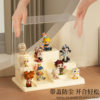 Blind Box Storage Box, French-Style Landscape Figurine Model Display Cabinet, Desktop High-Value Trendy Toy Ornament, Creative Dust-Proof Box
