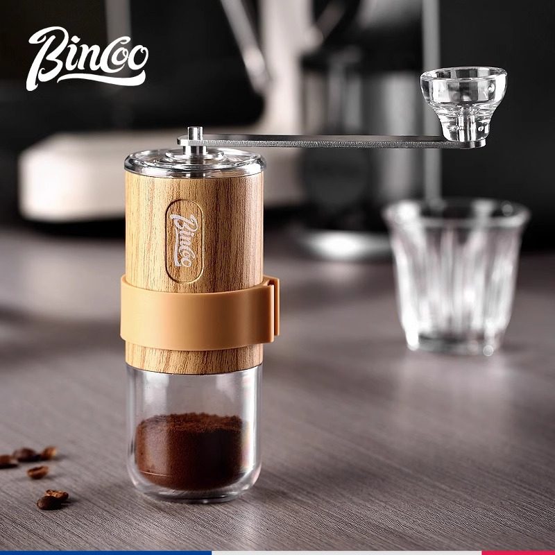 Bincoo Hand Grinder Coffee Bean Grinder Manual Coffee Machine Small Household Portable Mill suit