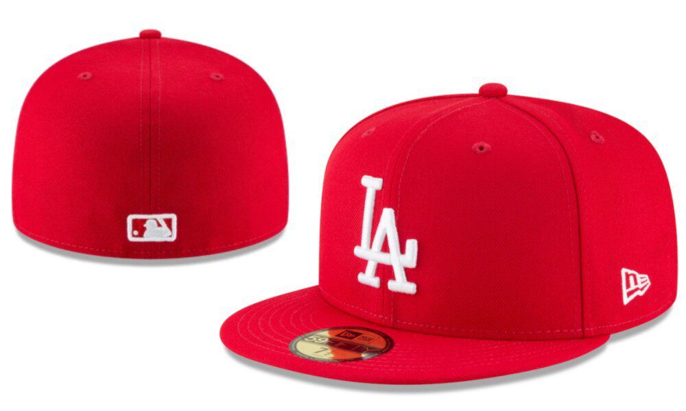 [LA Los Angeles Dodgers] Closed Sun Protection Sun Hat Couple Sun Hat Embroidered Hat Full Baseball Cap
