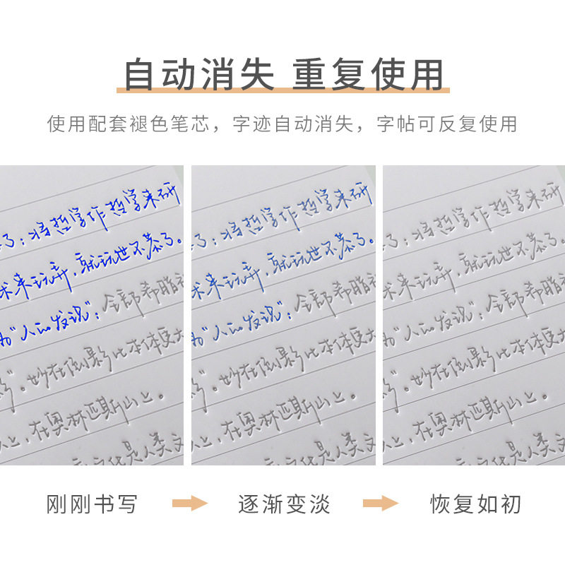 Beautiful Internet Celebrity Font Handwritten Groove Copybook for Adults and Girls Domineering Cursive Calligraphy Practice Continuous Calligraphy Copybook