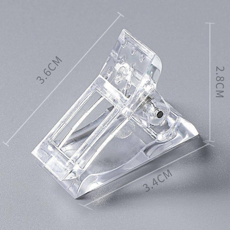 Nail Crystal extension glue nail mold fixing clip Crystal clip nail piece setting clip stable nail piece nail tool