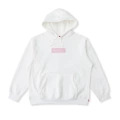 Box hooded sweatshirt (white pink)