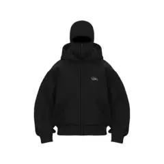 Ins Fashion Brand fleece-lined Double Hat Design Hooded Sweat Autumn and Winter New Men's and Women's Loose Y2K Sweat Batch