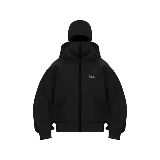 Ins Fashion Brand fleece-lined Double Hat Design Hooded Sweat Autumn and Winter New Men's and Women's Loose Y2K Sweat Batch