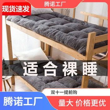 Thickened Cashmere Mattress Cushion Household Tatami Dormitory Single Student Dormitory Bed Sponge Mattress Quilt