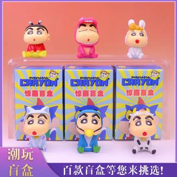 Crayon small new hand-made blind box series pvc doll cute children's toy gift ornaments hand-made stall wholesale