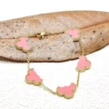 Double flour shell bracelet