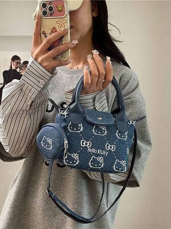 Cross-Border New Women's Bag, Cute Cartoon Dumpling Women's Bag, Versatile Handbag, Shoulder Bag, Crossbody Bag, High-End Handbag