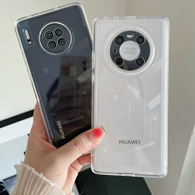 Simple and Transparent Phone Case Suitable for Huawei Mate70 Pro, Honor 300, Shockproof Nova13 Pro, Niche P70 Soft Case