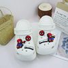 Suitable for Croc Shoes Flower Cartoon New Spider-Man Shoe Buckle DIY Shoe Decoration Pvc Factory Direct Sales Shoe Accessories