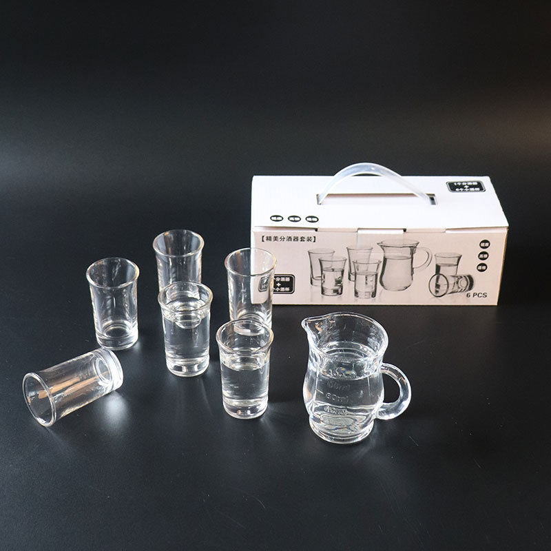 Wine Dispencer Liquor and Small Cup Set of Wine Cup Household suit Wine Cup Foreign Wine Chickbill Leak-proof Design Wine Cup