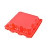 Sell 9 red plastic egg holder disposable plastic red 9 full moon return egg packaging box