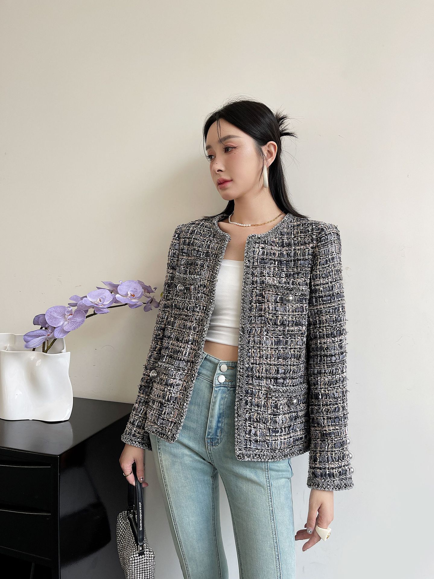 (Mới) Mã T2784 Giá 3280K: Áo Khoác Nữ Sutdc Hàng Mùa Xuân Thu Đông Họa Tiết Hoa Thời Trang Nữ Chất Liệu G06 Sản Phẩm Mới, (Miễn Phí Vận Chuyển Toàn Quốc).