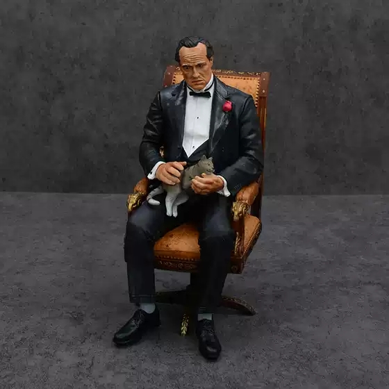 Movie Peripherals 1972 Version of the Godfather Vito Corleone Mafia Gk Statue Model Boxed Figure