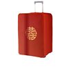 Luggage Cover Wedding Luggage Supplies Accompanying Wedding Cover Password Luggage Dustproof Bag Happy Character Protective Cover Red