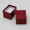 Fashion litchi grain watch box simple paper box heaven and earth cover bracelet jewelry packaging gift storage box LOGO