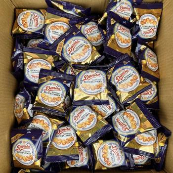 Danish Cookies in Small Packages, Bulk Butter Cookies, Wedding Candy, Individually Wrapped Wedding Cookies, Whole Box Wholesale, Factory Export