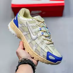 New Genuine P-6000 Retro Dad Sneakers for Men and Women, Fashion Versatile Mesh Breathable Lightweight Jogging Casual Shoes