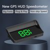 2025 New Hud Head-Up Display Gps Speedometer Speed Display Instrument Kmh/Mph Cross-Border Hot Model W1