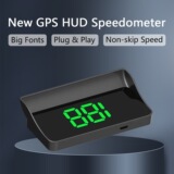 2025 новый hud-дисплей GPS-спидометр, отслеживающий скорость, КМ / ч / миль / ч, трансграничный взрывной W1