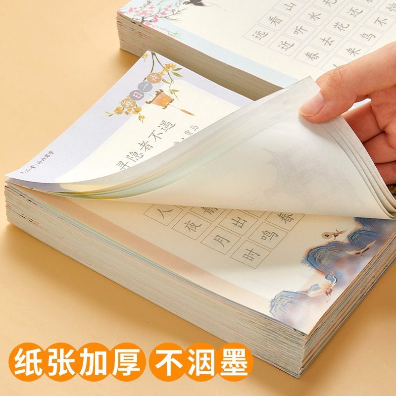 Liu Pin Tang Daily Poem Copybook Pupils Ancient Poetry Practice Copybook Daily Practice Hard Pen Calligraphy Practice Book