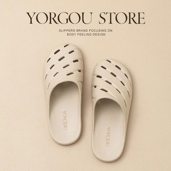 Yuangang Baotou Can Be Worn Outside the Clogs for Women Summer 2025 New Anti-Slip and Anti-Odor Beach Sandals and Slippers Garden Shoes for Men
