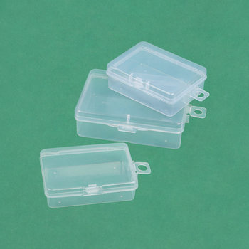 Plastic Transparent Small Lock Pp Empty Box Parts Box Jewelry Toy Storage Box Fishing Gear Box Sample Display Box