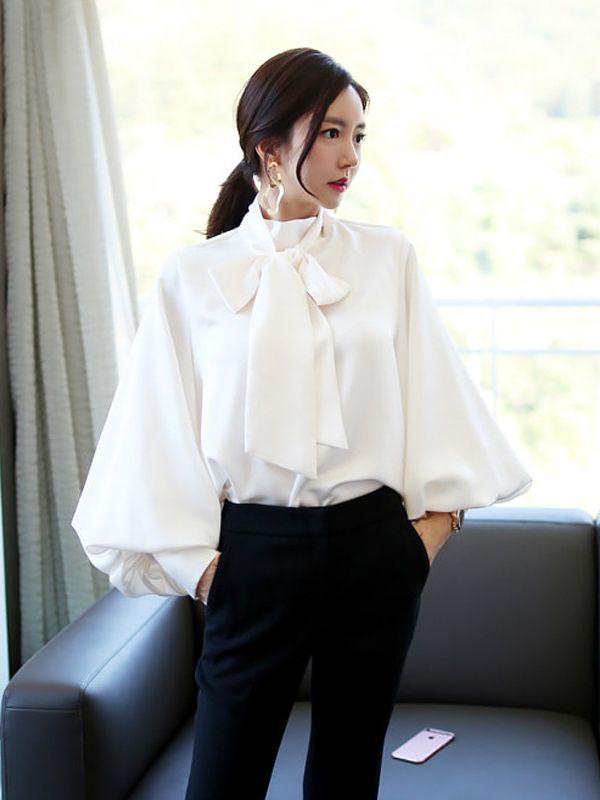 (Mới) Mã B5597 Giá 640K: Áo Sơ Mi Nữ Jud)It Thắt Nơ Bướm Thời Trang Nữ Chất Liệu G02 Sản Phẩm Mới, (Miễn Phí Vận Chuyển Toàn Quốc).