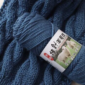 Coarse wool thread group hand-woven scarf thread wool stick needle thread men's and women's sweater coat thread cap coarse wool thread wholesale