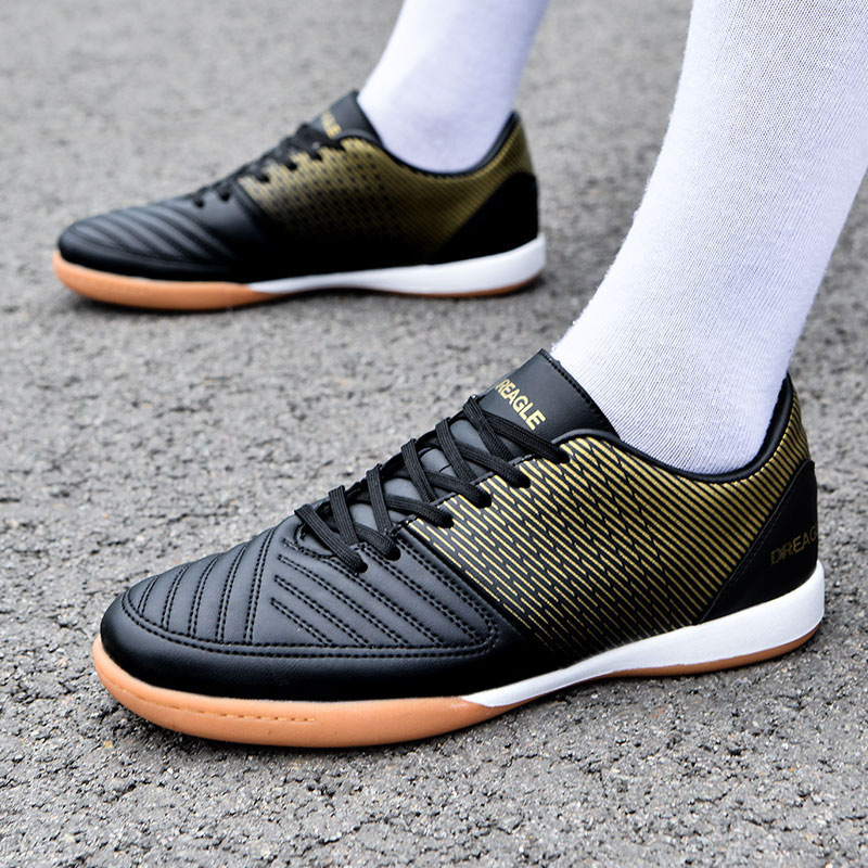 Giày bóng đá nam cổ thấp đinh gãy tập luyện thi đấu size 38-45 — DR07 đinh gãy đen trắng, DR07 đinh gãy vàng đen