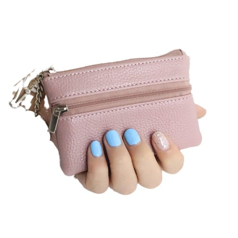 Korean Style Wallet Mini Fashion Coin Purse Women's Thin Short Small Clutch Bag Women's Key Bag Card Bag Coin Bag