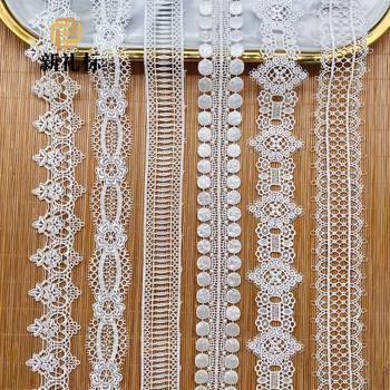 water soluble lace bilateral polyester silk embroidery barcode children's clothing diy wearable lace accessories in stock embroidery lace