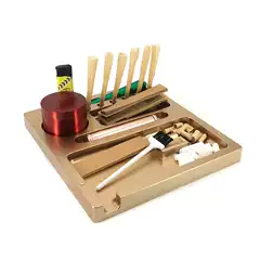 Cross-Border New Multi-Functional Plastic Tray Spray Metal Paint Operation Tray Smoking Accessories Storage Tray Cigarette Tobacco Tray